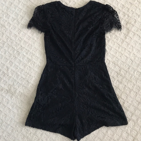 LF Black Lace Romper - Picture 3 of 3